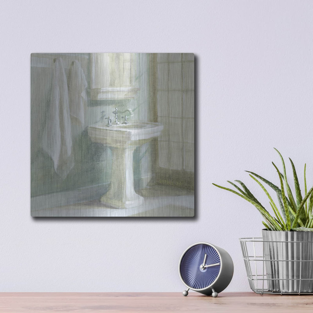 'Refresh 1' by Danhui Nai – Metal Wall Art, 12x12 room view