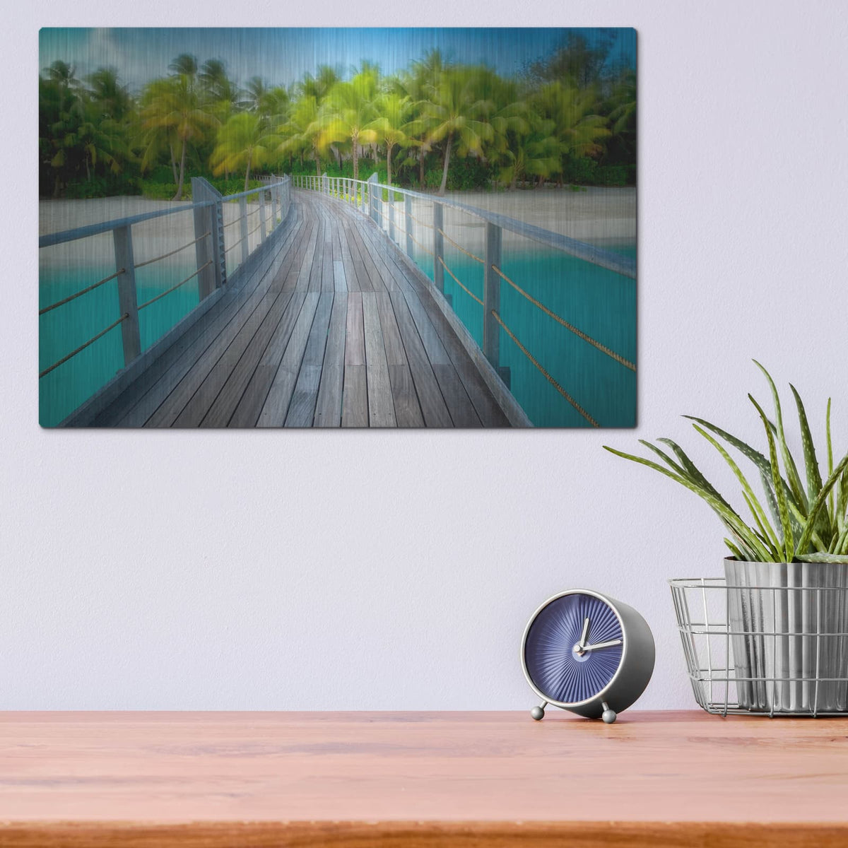 'Path to Calm' by Dennis Frates – Metal Wall Art, 16x12 room view