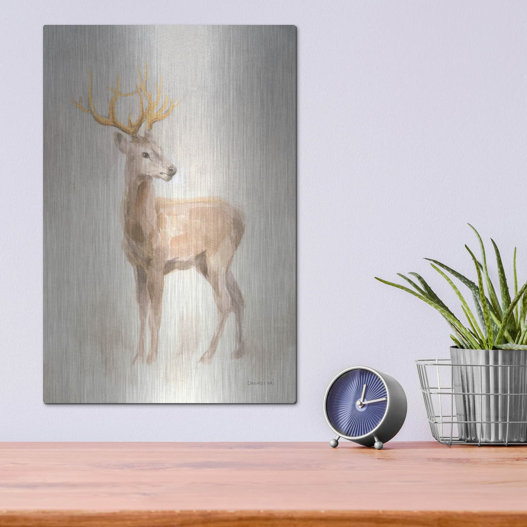 'Regal Wild 2' by Danhui Nai – Metal Wall Art, 12x16 room view