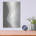 'Retro Abstract 3 Neutral' by Danhui Nai – Metal Wall Art, 12x16 room view