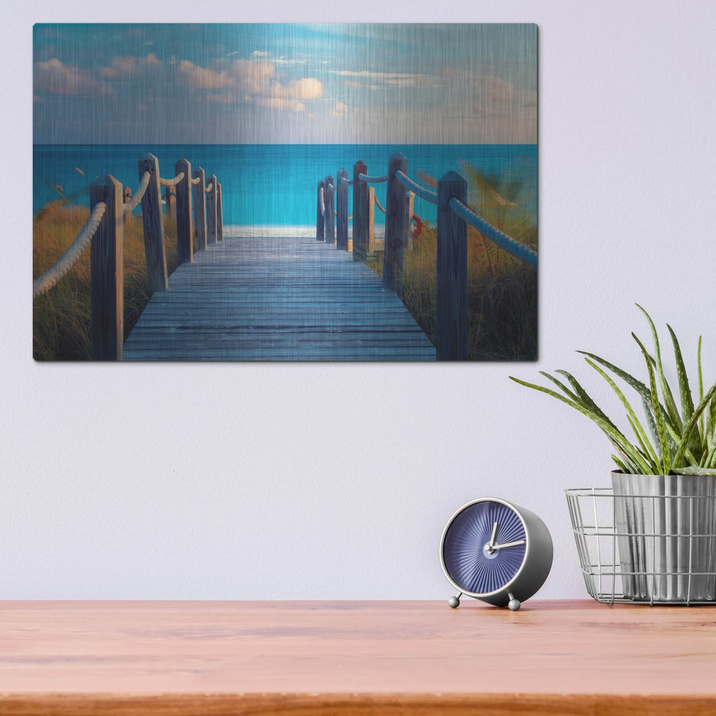 'Walk of Peace' by Dennis Frates – Metal Wall Art, 16x12 room view