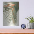 'Retro Big Leaf 2 Reversed' by Danhui Nai – Metal Wall Art, 12x16 room view