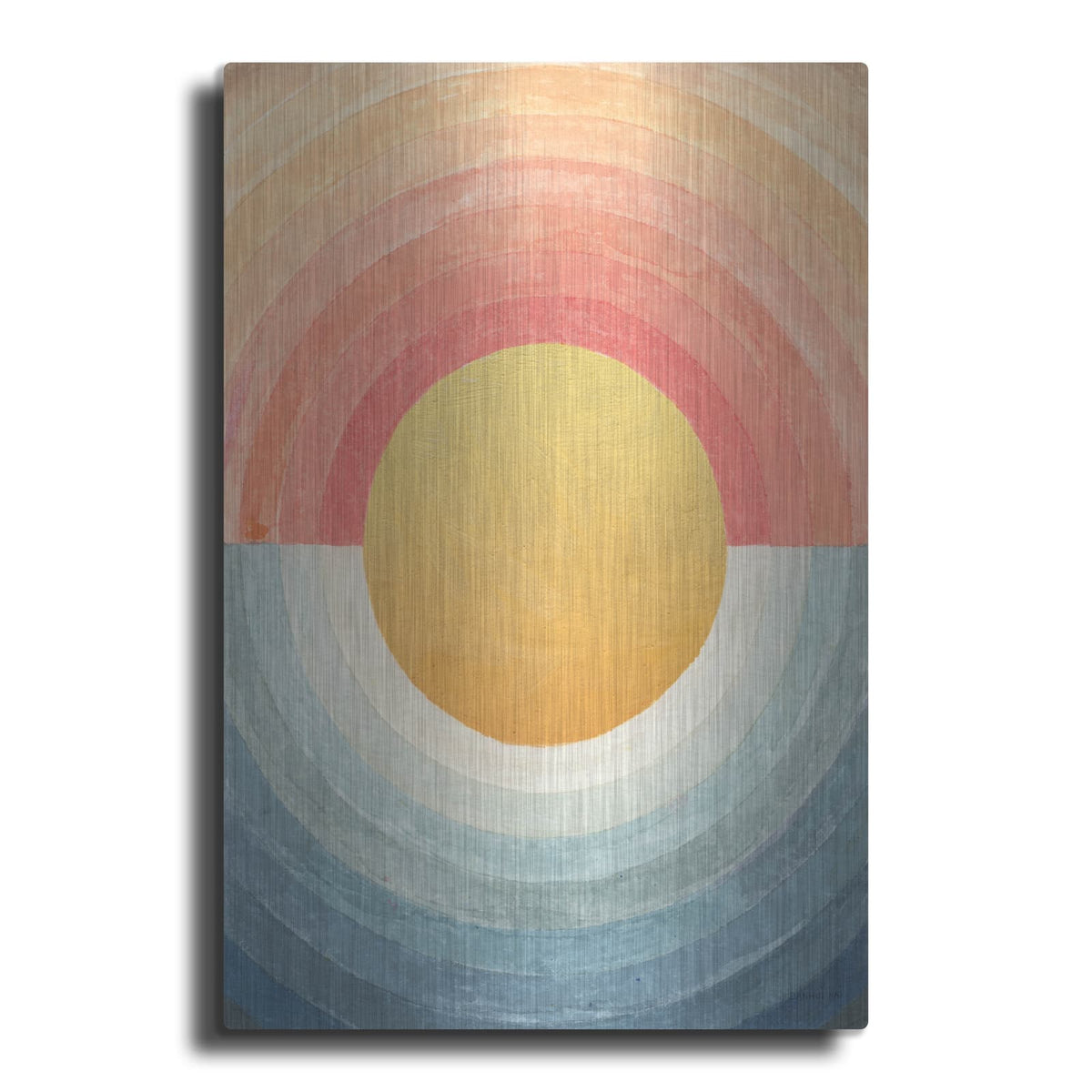 'Retro Vibes Abstract' by Danhui Nai – Metal Wall Art