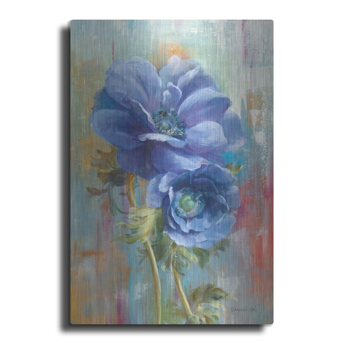'Rich Anemones 2' by Danhui Nai – Metal Wall Art