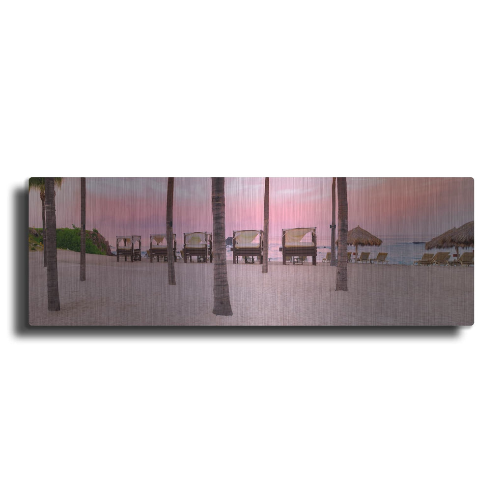 'Pink Beach' by Dennis Frates – Metal Wall Art