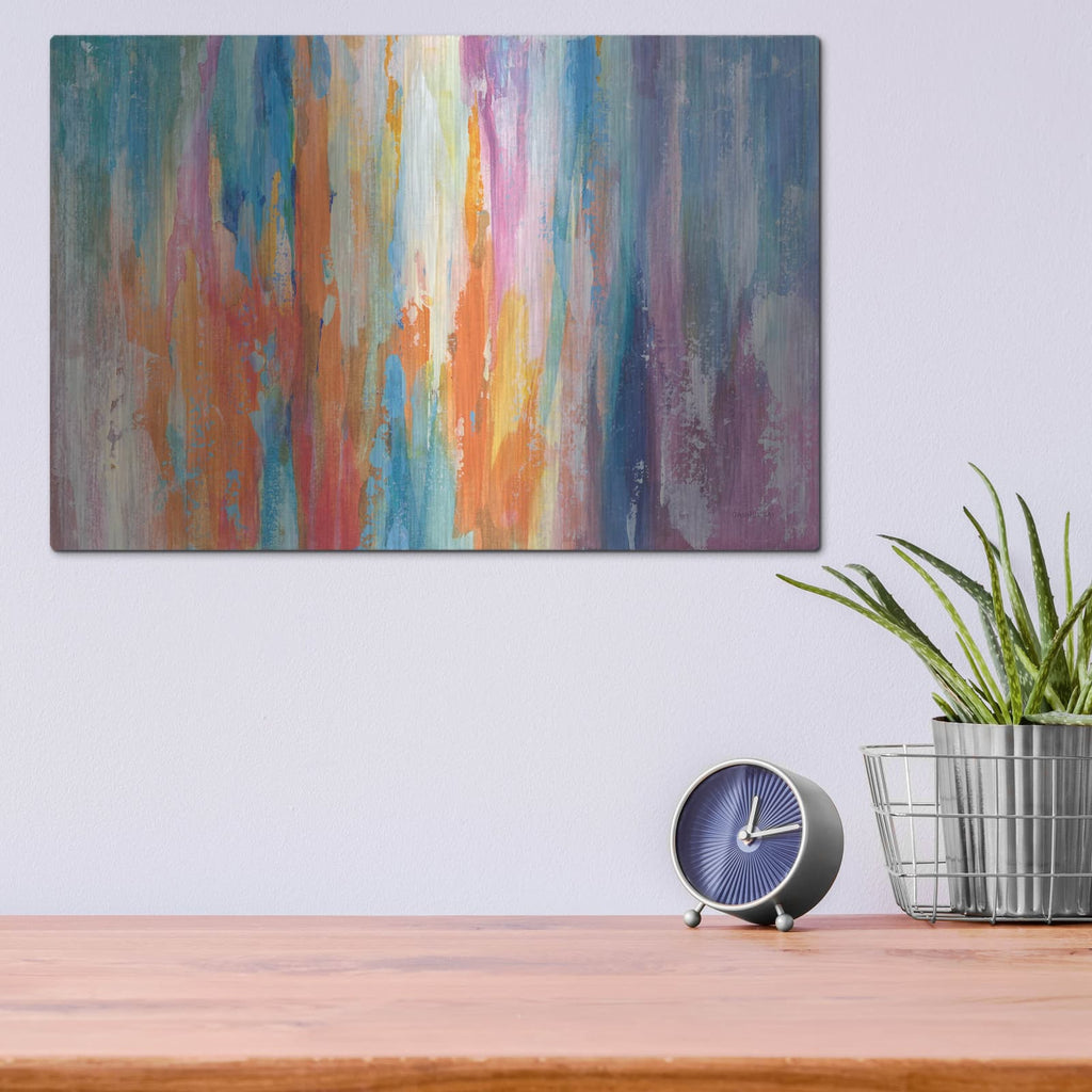 'Riviera' by Danhui Nai – Metal Wall Art, 16x12 room view