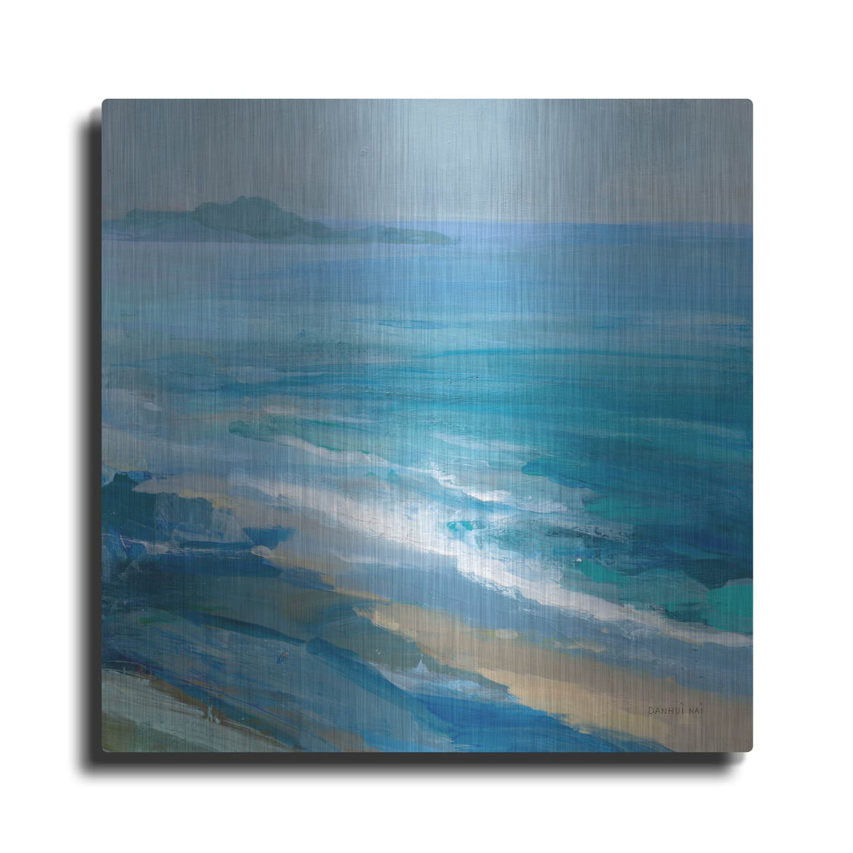 'Rocky Shoreline 2' by Danhui Nai – Metal Wall Art
