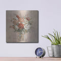 'Russet Bouquet' by Danhui Nai – Metal Wall Art, 12x12 room view