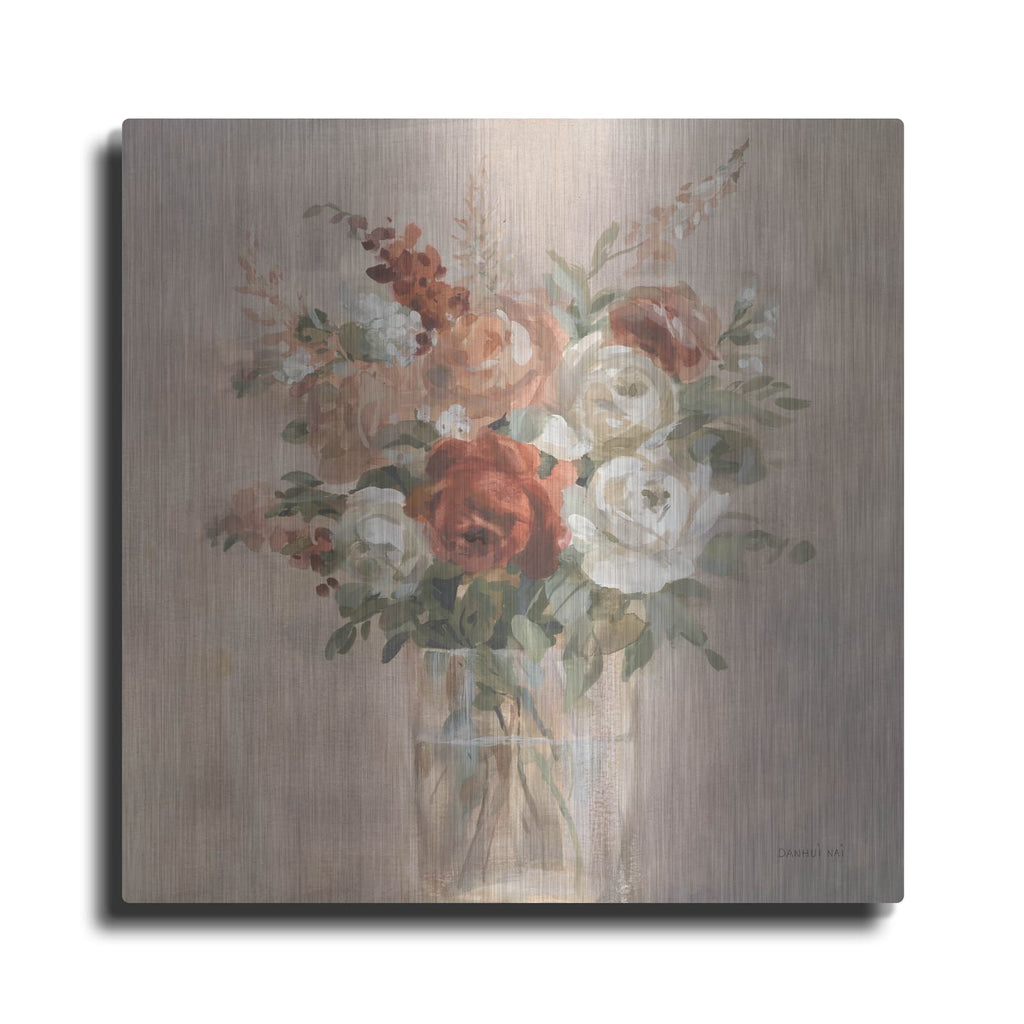 'Russet Bouquet' by Danhui Nai – Metal Wall Art