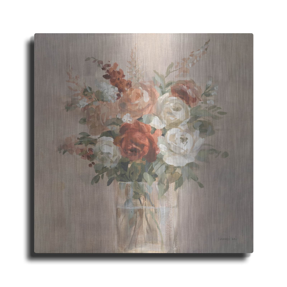 'Russet Bouquet' by Danhui Nai – Metal Wall Art