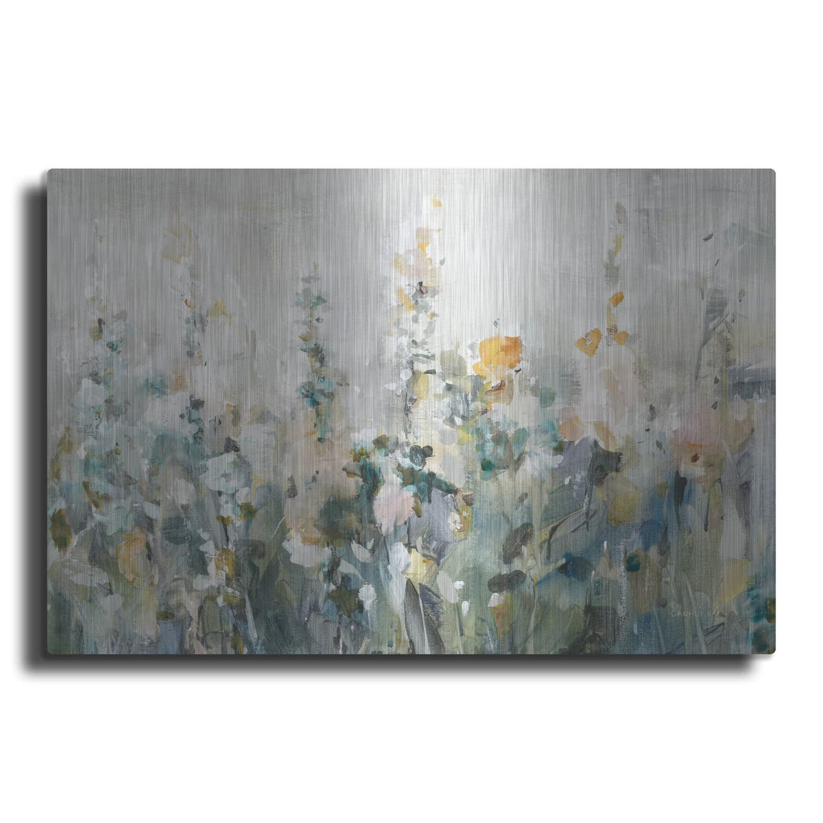 'Rustic Garden Neutral' by Danhui Nai – Metal Wall Art
