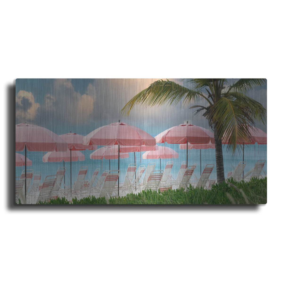'Umbrellas' by Dennis Frates – Metal Wall Art