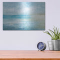 'Sandy Cove' by Danhui Nai – Metal Wall Art, 16x12 room view