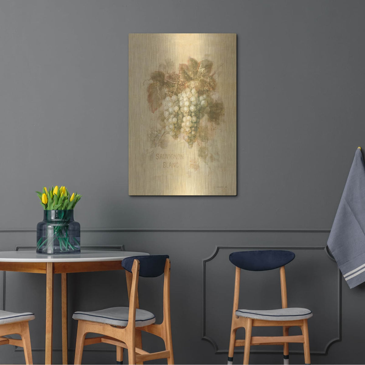 'Sauvignon Blanc' by Danhui Nai – Metal Wall Art, 24x36 room view