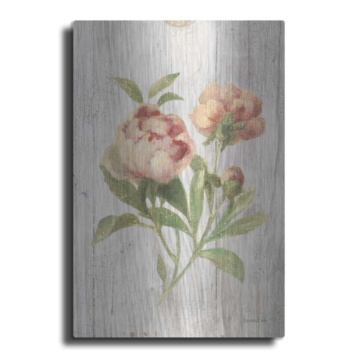 'Scented Cottage Florals 1' by Danhui Nai – Metal Wall Art