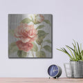 'Scented Cottage Florals 3 C' by Danhui Nai – Metal Wall Art, 12x12 room view