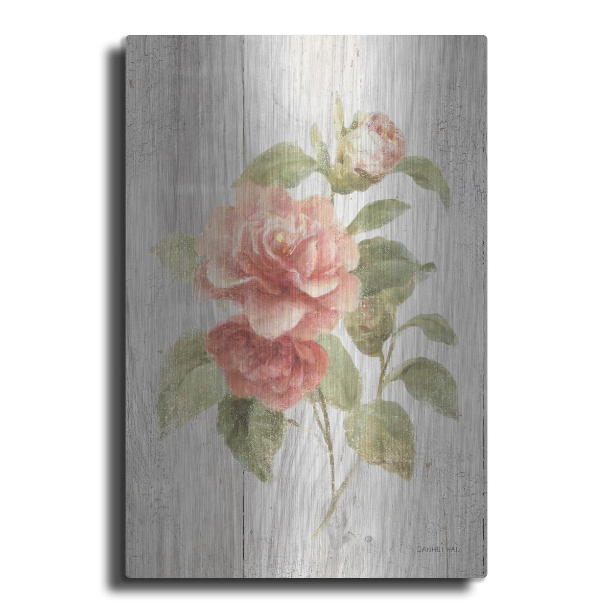 'Scented Cottage Florals 3' by Danhui Nai – Metal Wall Art