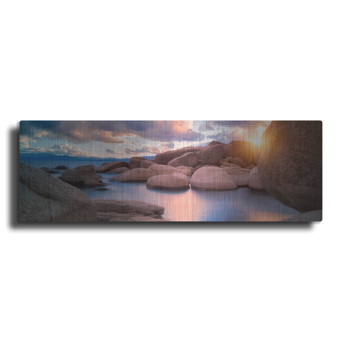 'Sunset Cove' by Dennis Frates – Metal Wall Art