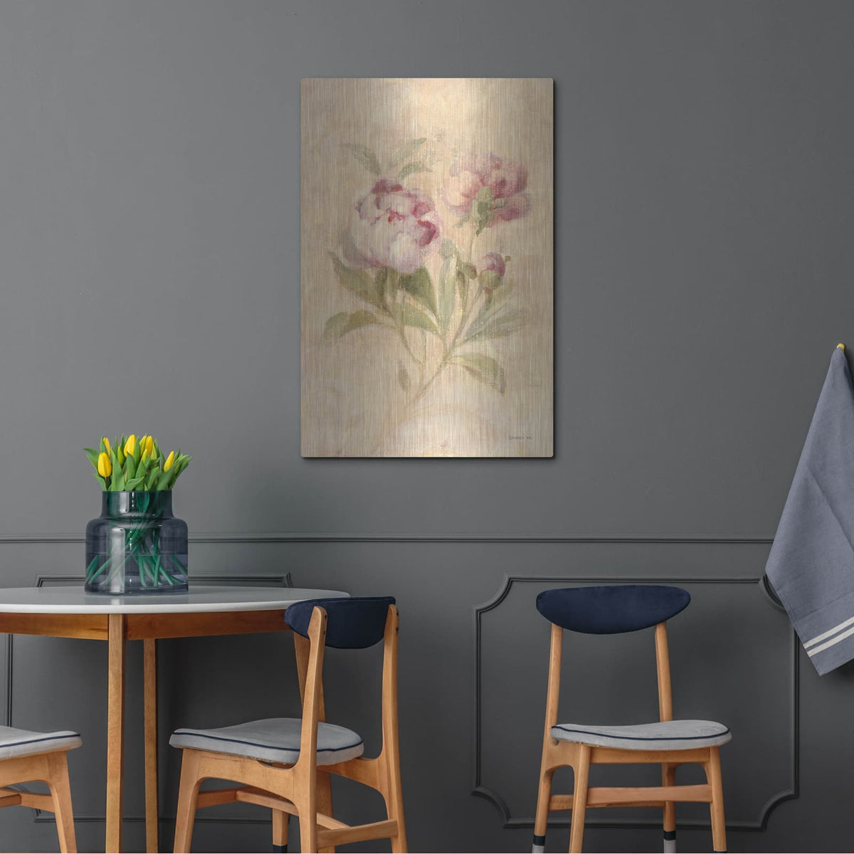 'Scented Floral 1' by Danhui Nai – Metal Wall Art, 24x36 room view