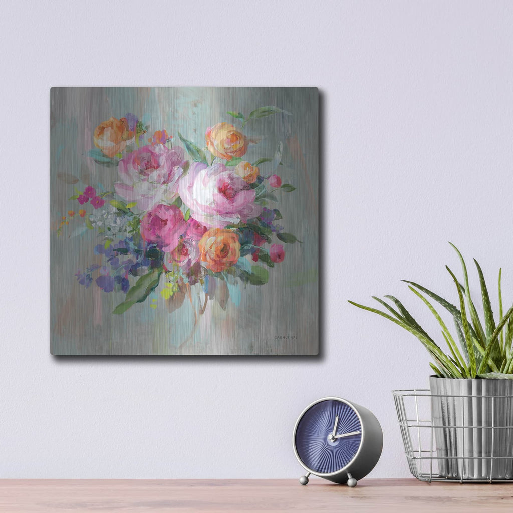 'Scents Of Summer 1' by Danhui Nai – Metal Wall Art, 12x12 room view