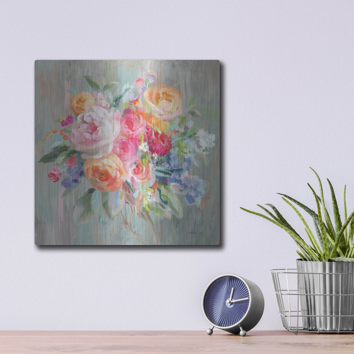 'Scents Of Summer 2' by Danhui Nai – Metal Wall Art, 12x12 room view