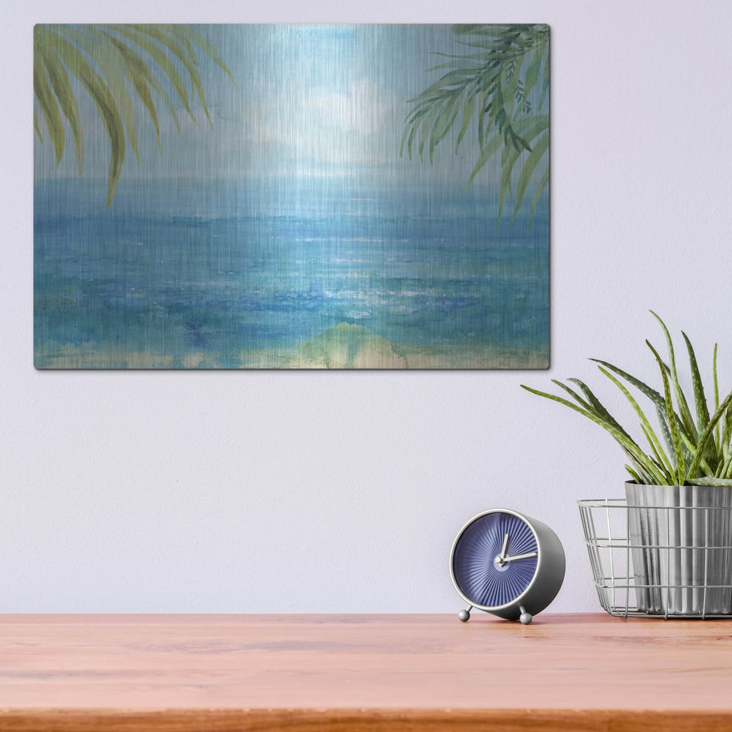 'Sea Sparkle 1 Tropical' by Danhui Nai – Metal Wall Art, 16x12 room view