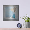 'Seaside Cottage View Shell' by Danhui Nai – Metal Wall Art, 12x12 room view