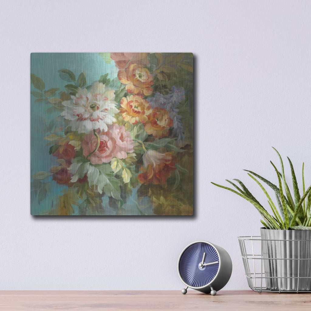 'Seaside Garden 1' by Danhui Nai – Metal Wall Art, 12x12 room view