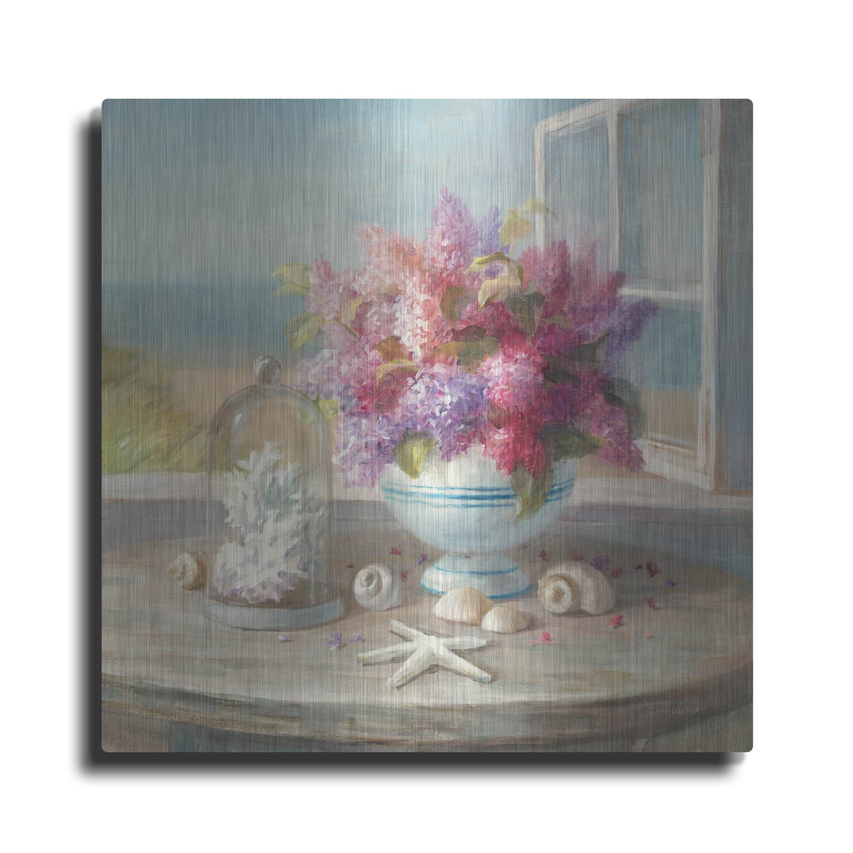'Seaside Spring Window' by Danhui Nai – Metal Wall Art