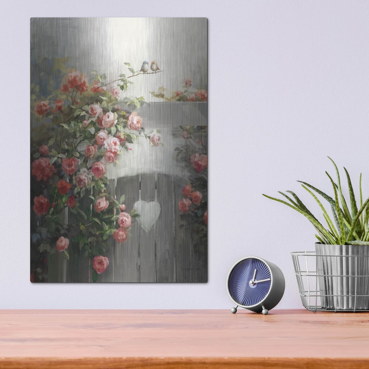'Seasons 5' by Danhui Nai – Metal Wall Art, 12x16 room view