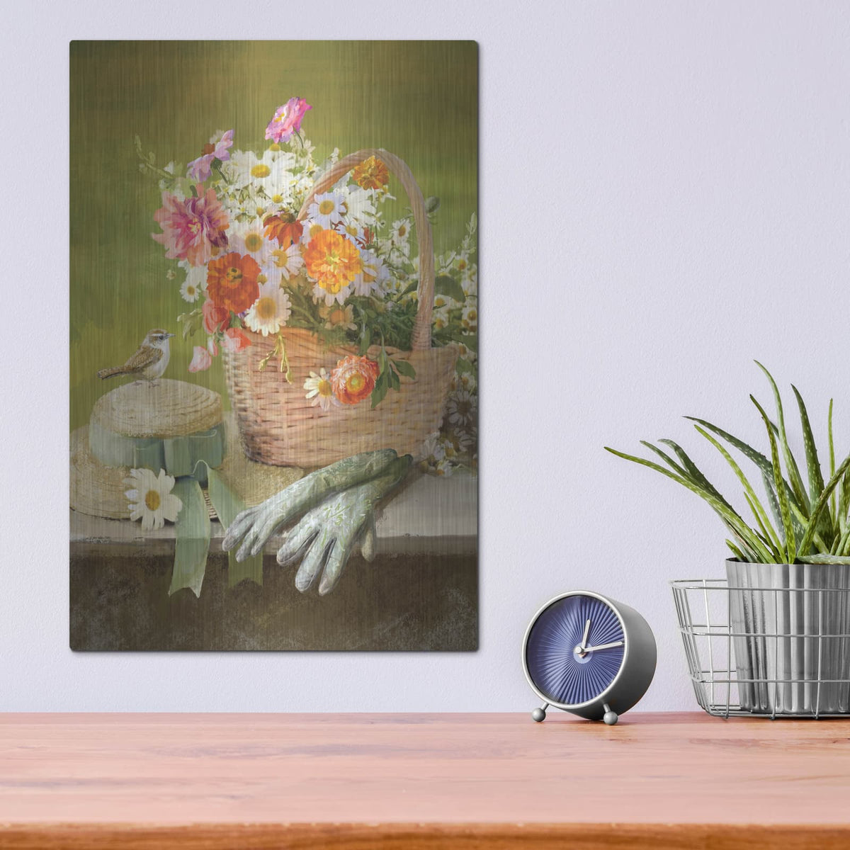 'Seasons 6' by Danhui Nai – Metal Wall Art, 12x16 room view