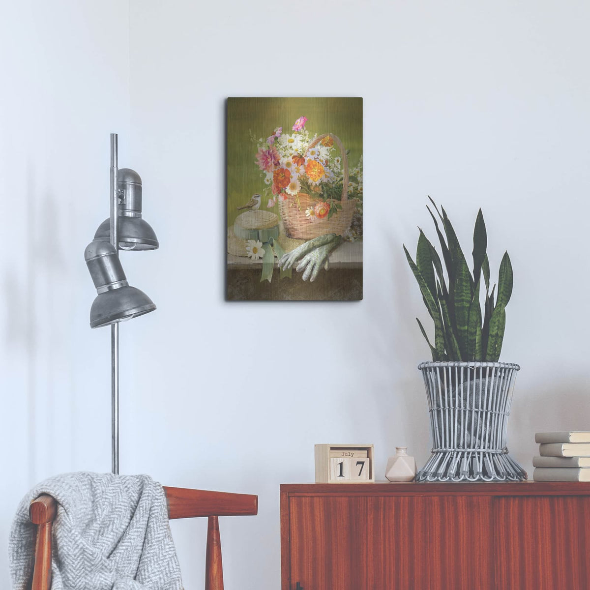 'Seasons 6' by Danhui Nai – Metal Wall Art, 16x24 room view