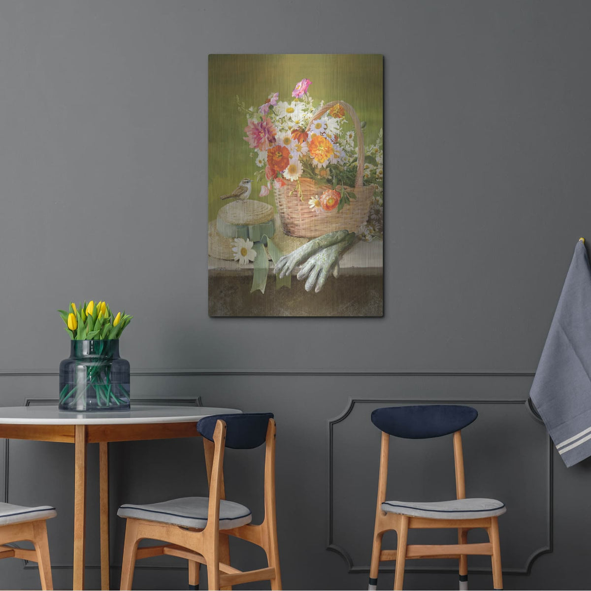 'Seasons 6' by Danhui Nai – Metal Wall Art, 24x36 room view