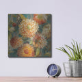 'Secret Garden 2 Cream' by Danhui Nai – Metal Wall Art, 12x12 room view