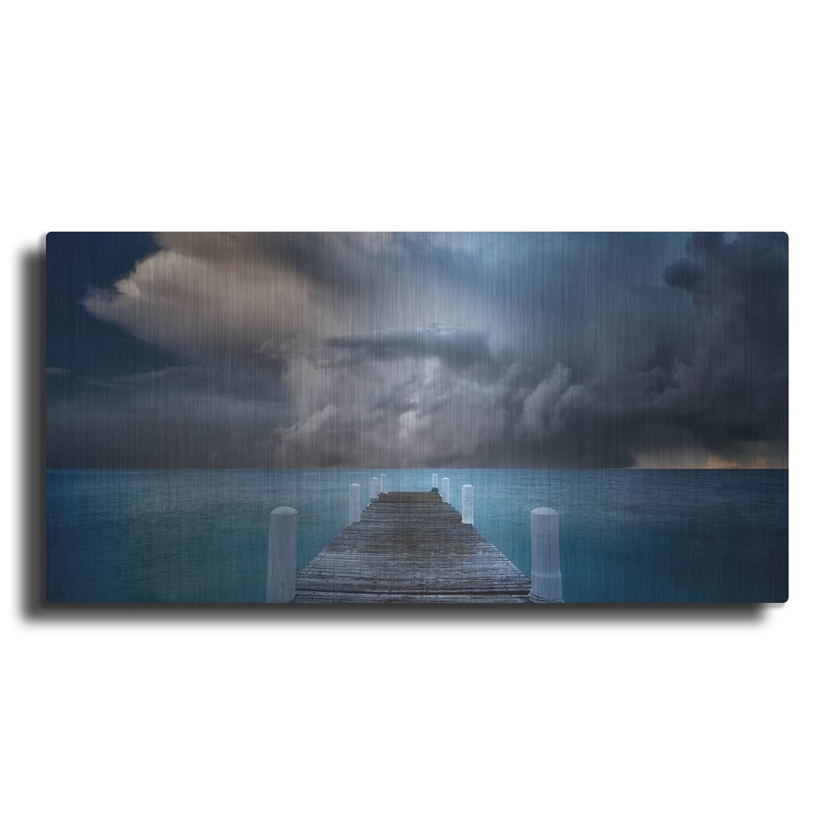 'Pier' by Dennis Frates – Metal Wall Art