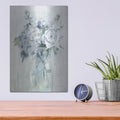'Shades Of White Bouquet Neutral C' by Danhui Nai – Metal Wall Art, 12x16 room view