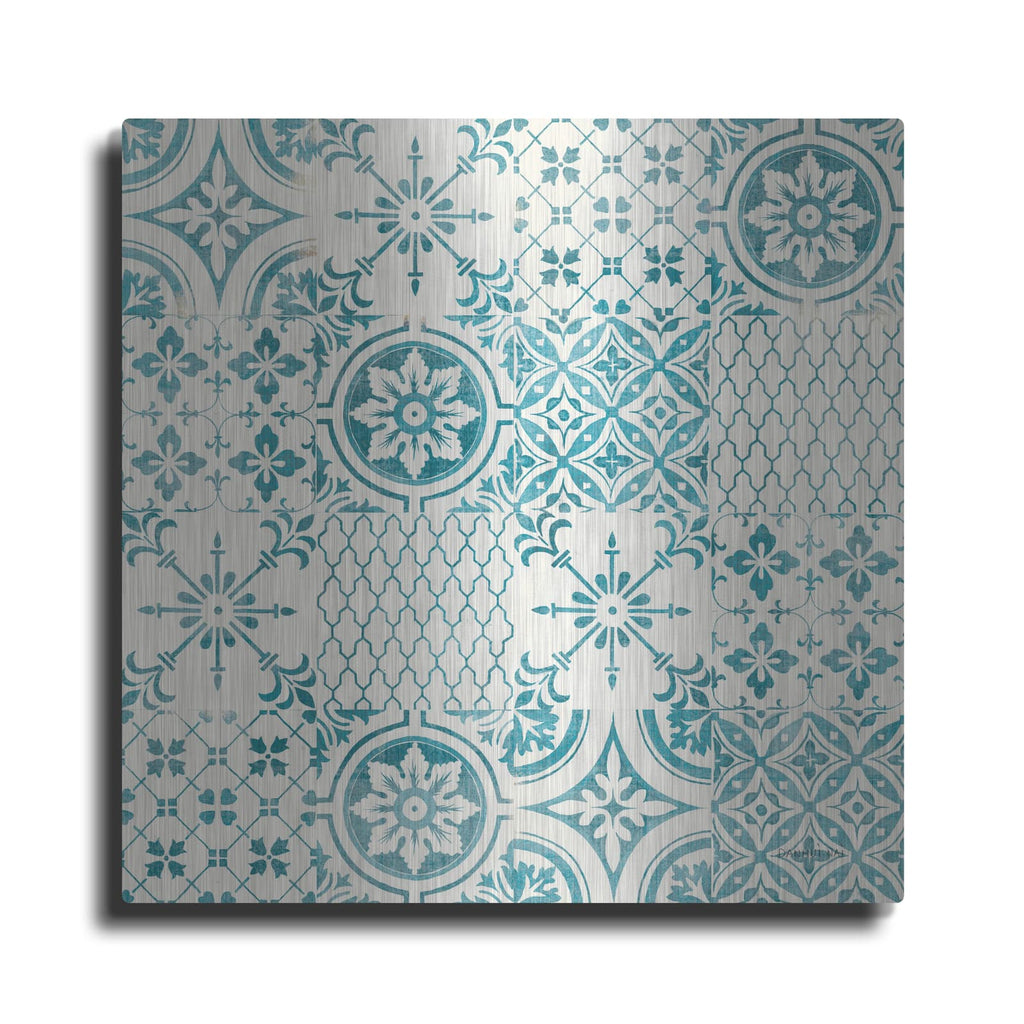 'Shell Tiles Pattern 2' by Danhui Nai – Metal Wall Art