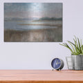 'Silver Waters' by Danhui Nai – Metal Wall Art, 16x12 room view