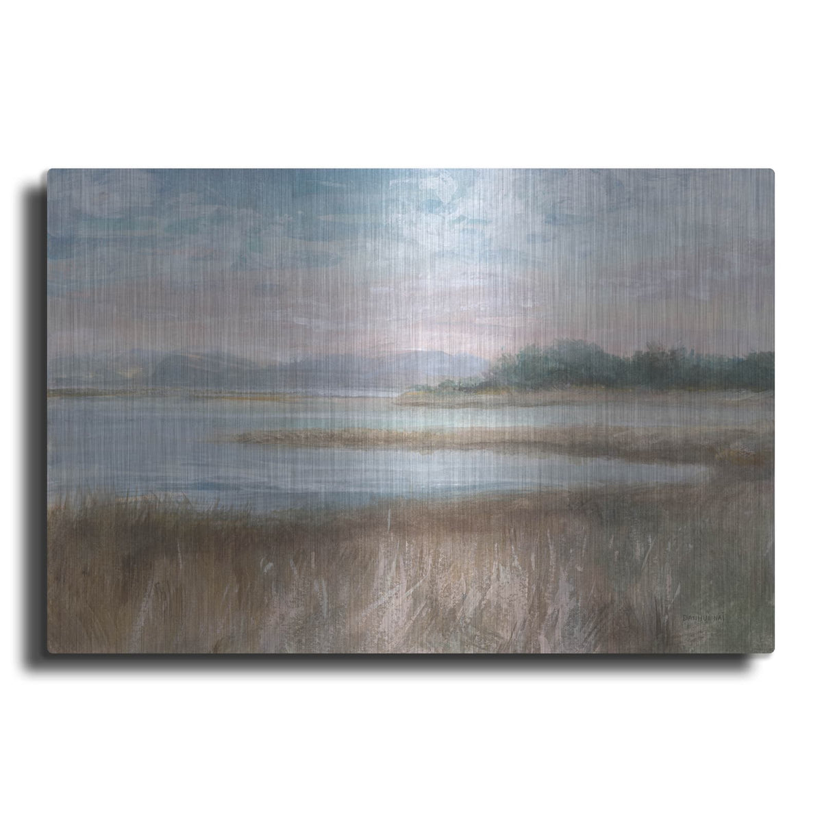 'Silver Waters' by Danhui Nai – Metal Wall Art