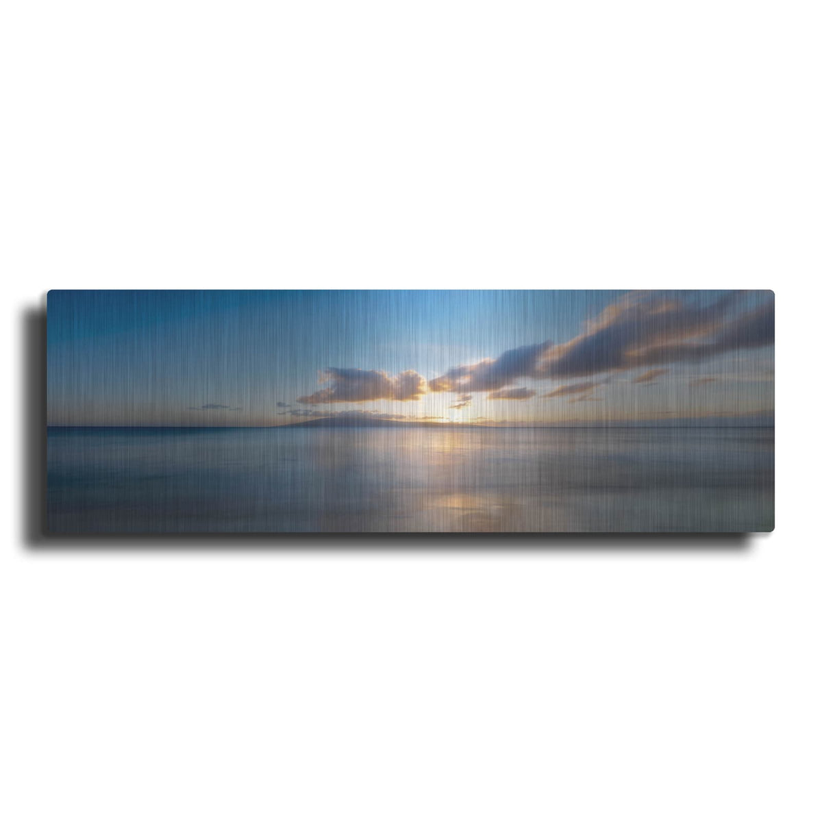 'Blue and Yellow' by Dennis Frates – Metal Wall Art
