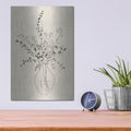 'Sketches Of Spring 2 Beige' by Danhui Nai – Metal Wall Art, 12x16 room view