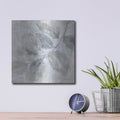 'Soft Leaves 2' by Danhui Nai – Metal Wall Art, 12x12 room view