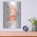 'Sorbet Floret 2' by Danhui Nai – Metal Wall Art, 12x16 room view