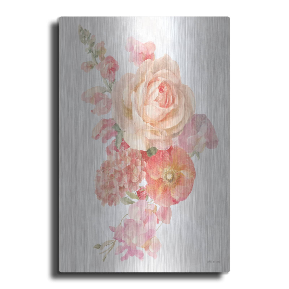 'Sorbet Floret 2' by Danhui Nai – Metal Wall Art