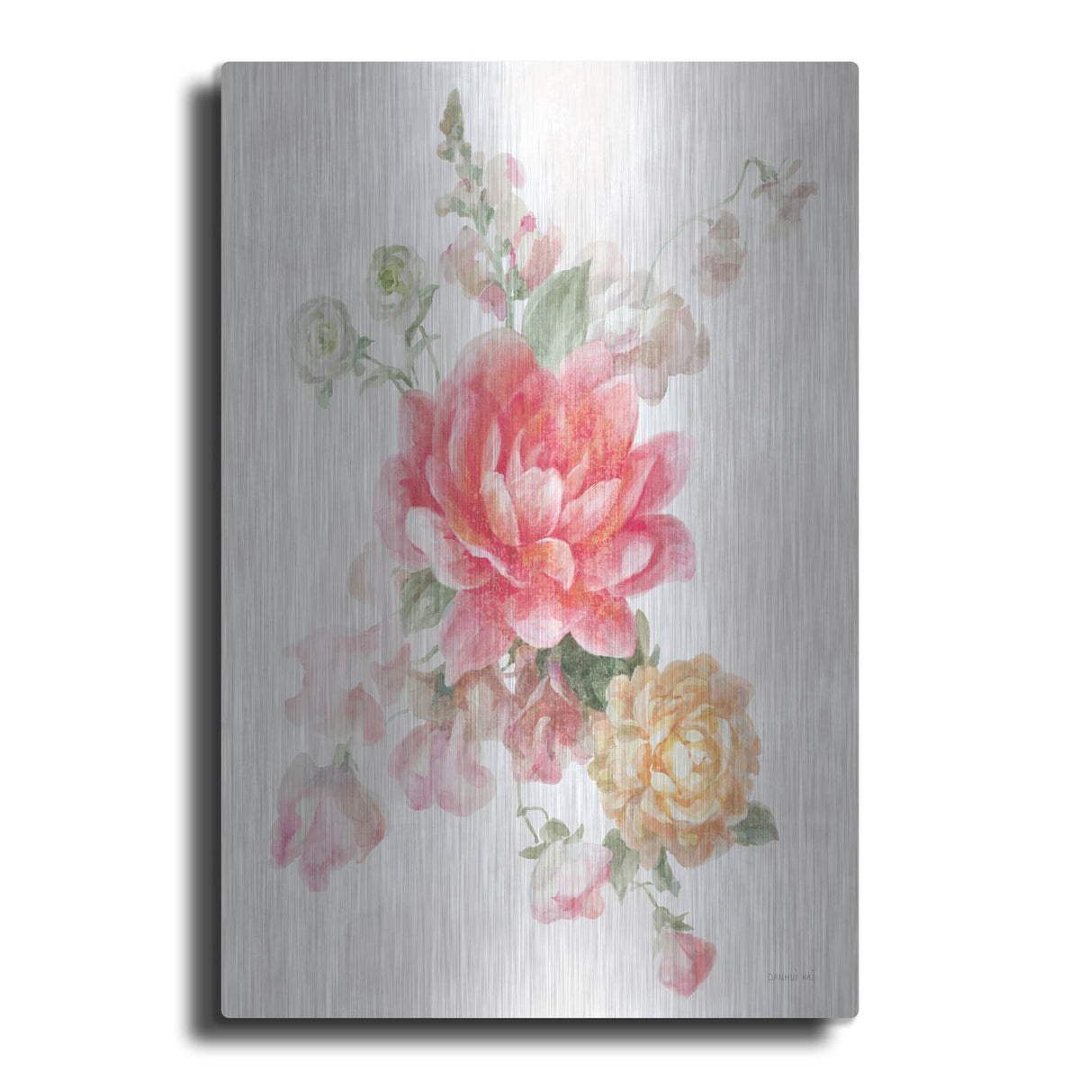 'Sorbet Floret 4' by Danhui Nai – Metal Wall Art