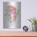 'Sorbet Floret 5' by Danhui Nai – Metal Wall Art, 12x16 room view