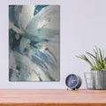 'Spontaneous 1 Sapphire' by Danhui Nai – Metal Wall Art, 12x16 room view