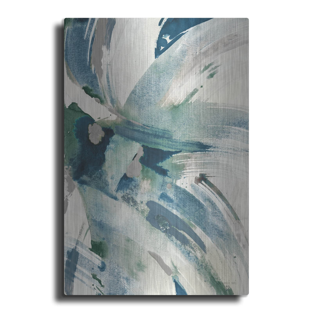 'Spontaneous 1 Sapphire' by Danhui Nai – Metal Wall Art