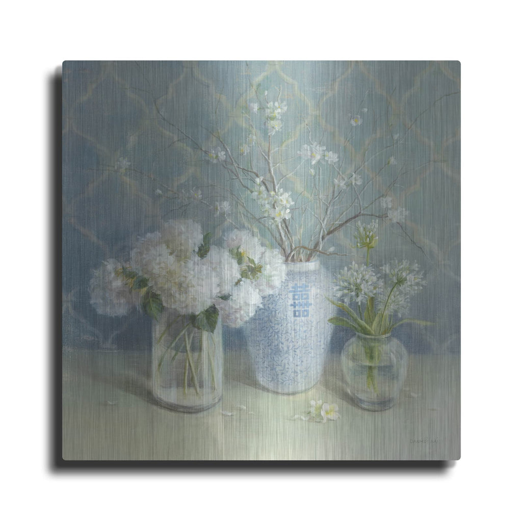 'Spring Blossoms Still Life' by Danhui Nai – Metal Wall Art
