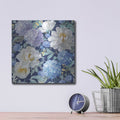 'Spring Morning Blooms Pattern Ib' by Danhui Nai – Metal Wall Art, 12x12 room view